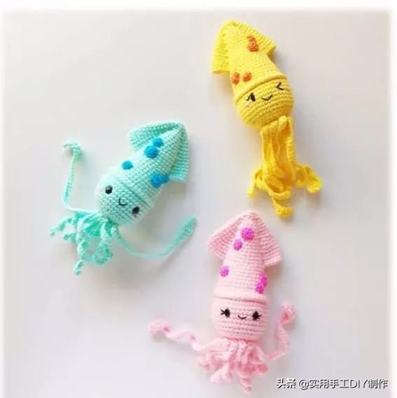 小魔怪的钩编教程,钩针收纳小怪兽