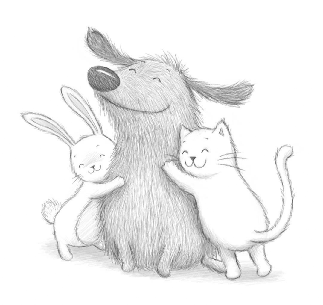 插画手绘初学者入门控笔临摹图,一组彩铅简笔画适合初学者