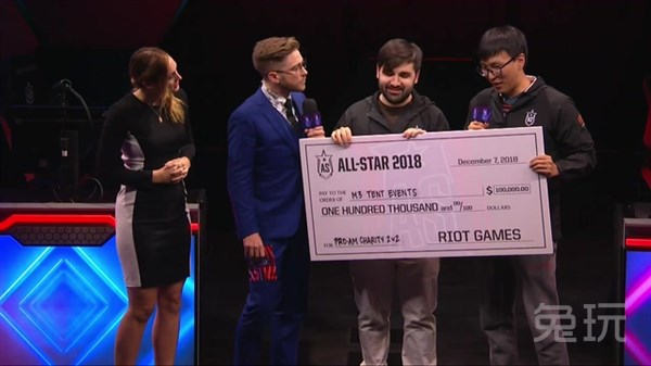 LOL:大师兄击败Faker夺冠为慈善机构捐出10万美元