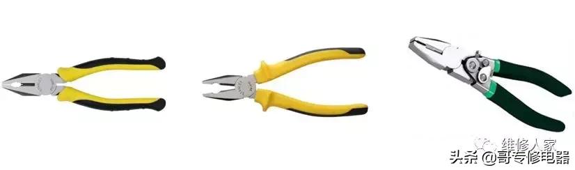 家庭维修及安装常用工具,电工常用维修工具一览表