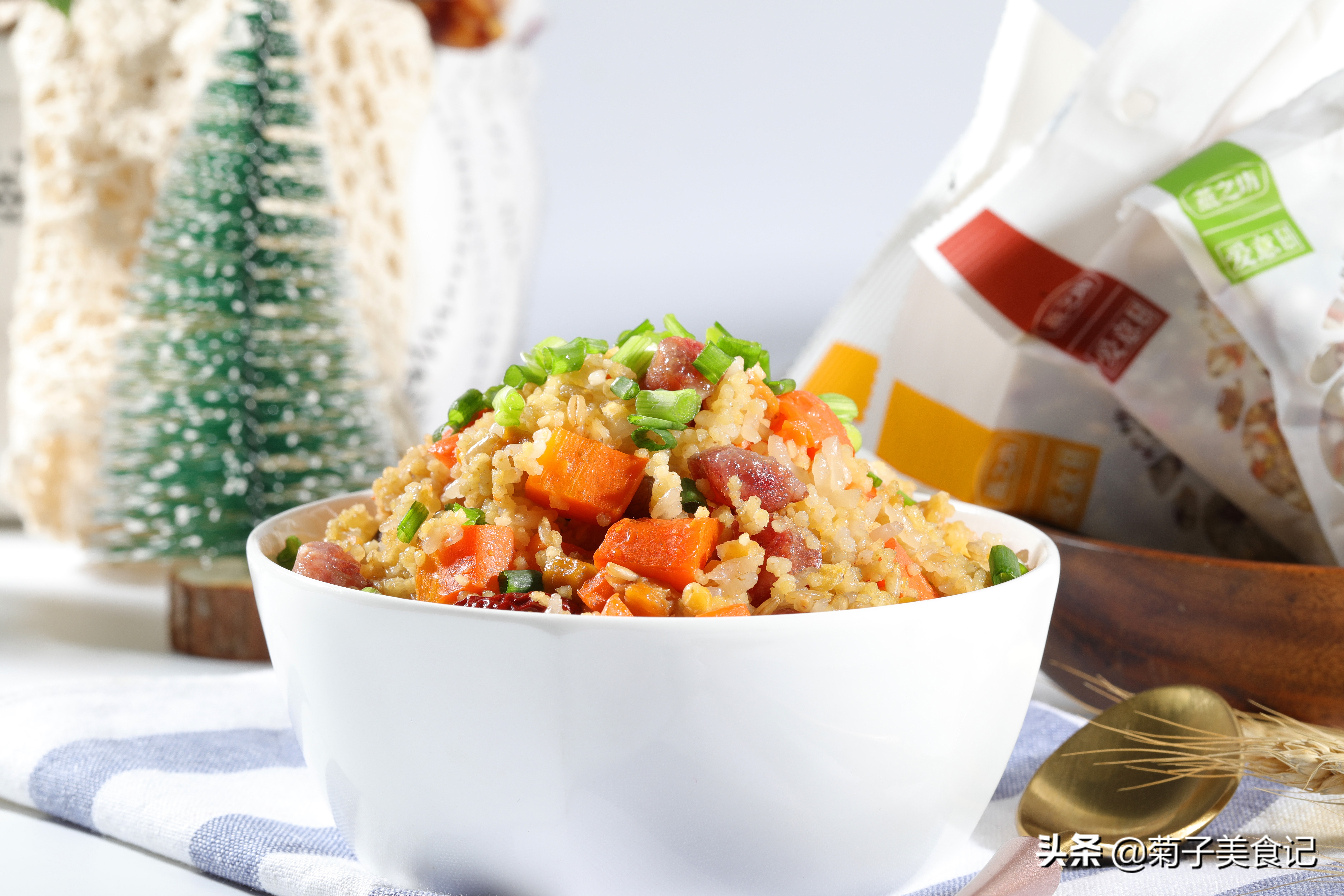 过年做腊肠,杂粮腊肠饭