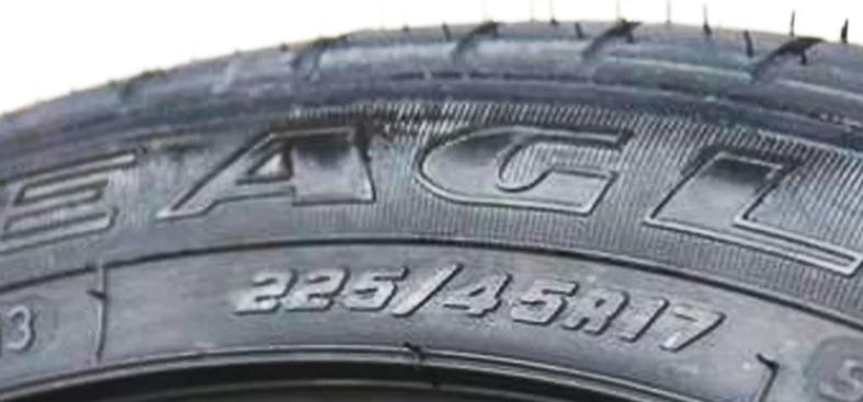 轮胎上的字母数字都代表什么意思,轿车轮胎上的字母和数字表达什么