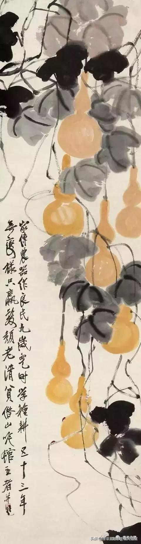 齐白石葫芦精品图片,齐白石葫芦国画