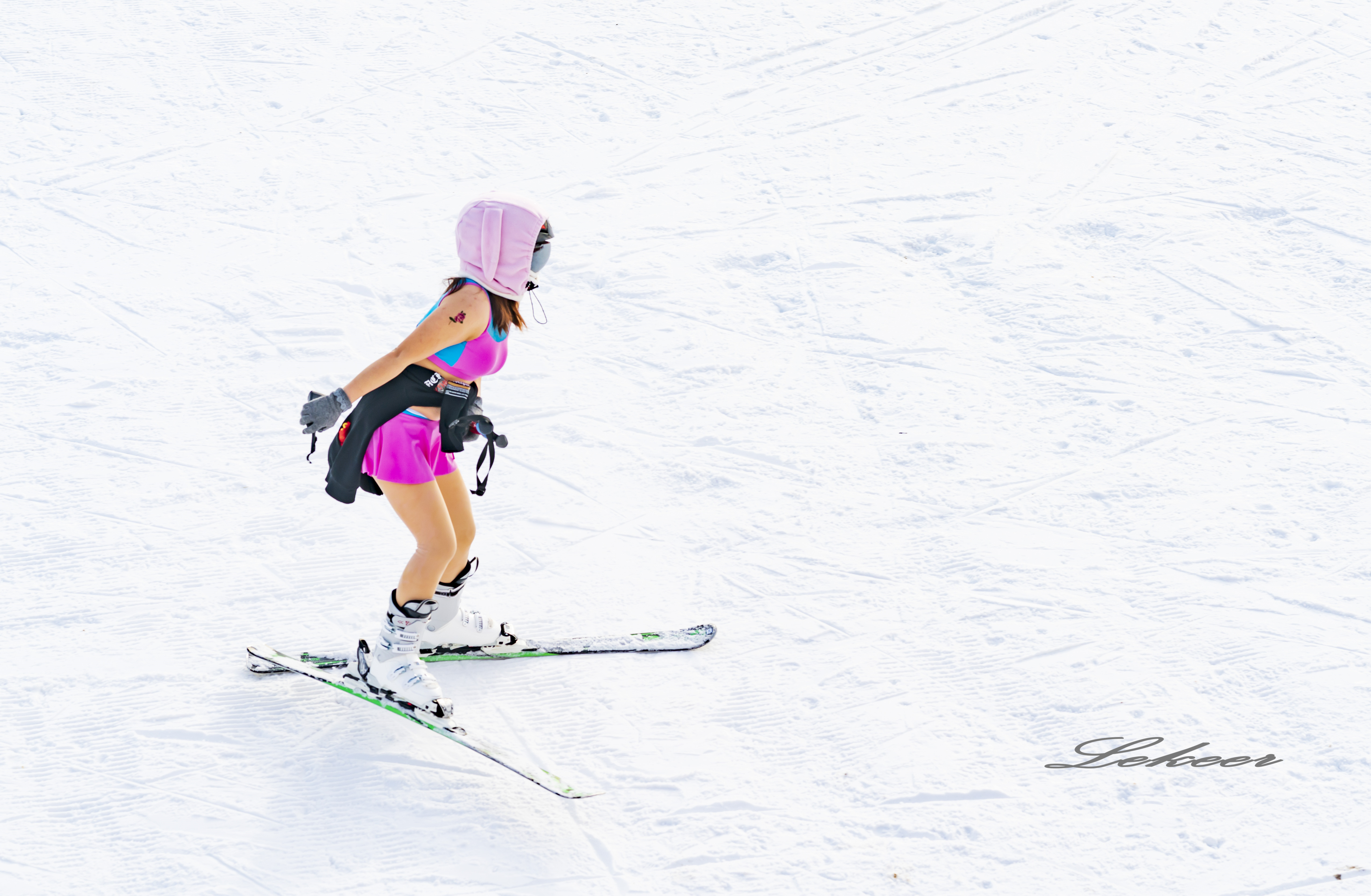 乌鲁木齐灯草沟滑雪,冰雪大世界滑雪体验