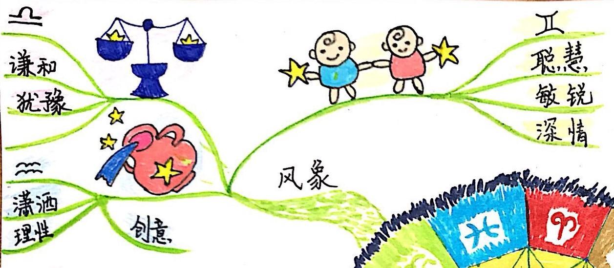十二星座思维方式图,十二星座思维分析图表大全