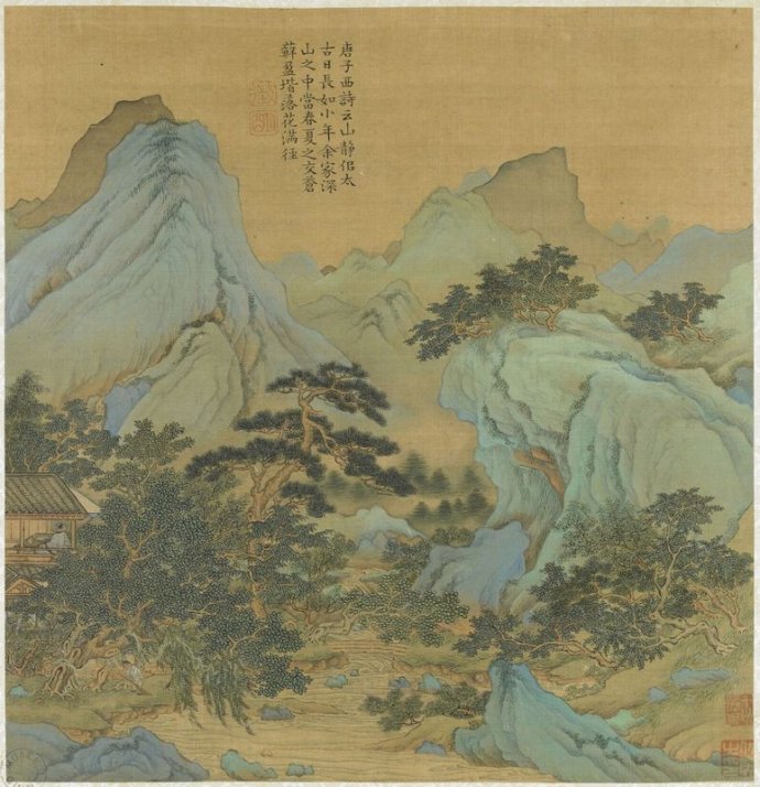 明代四大家仇英重彩画作品欣赏,仇英十大传世名画图文