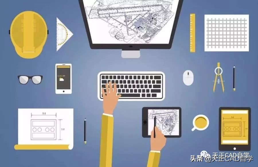 天正2018cad数字递增,天正建筑cad新手必练300图