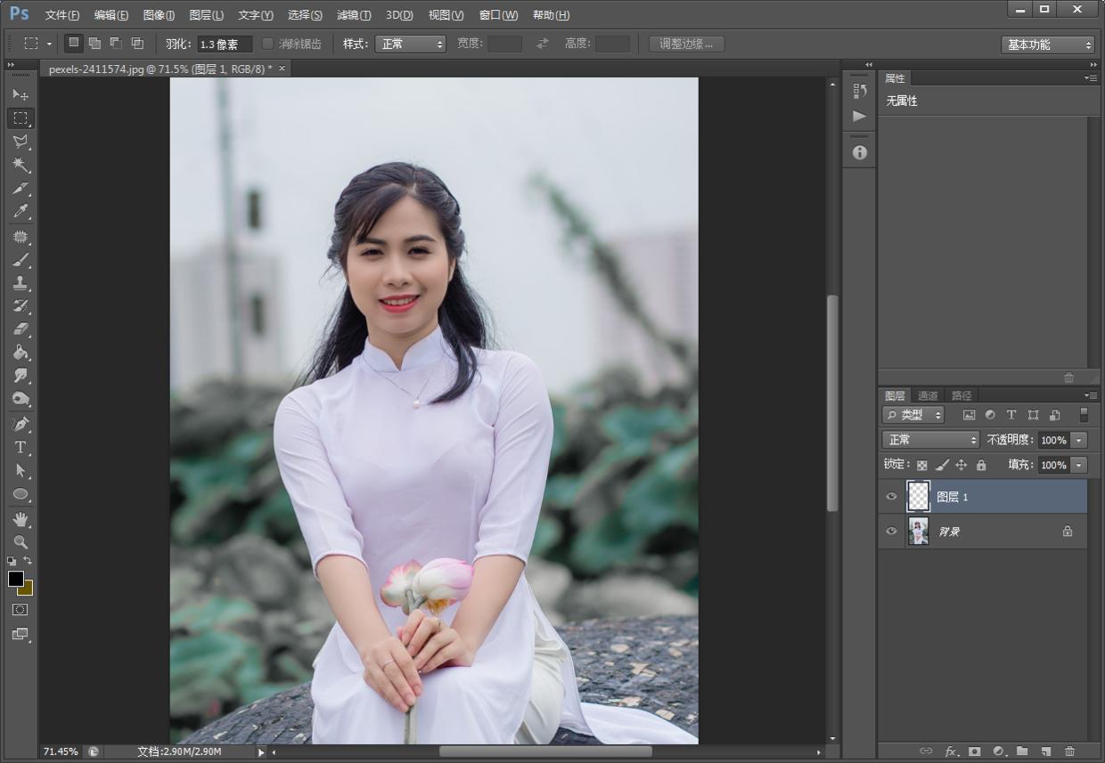ps入门教程零基础证件照修图,ps基础教程证件照片修图