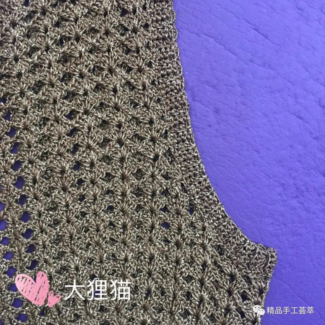 凤尾花半身长裙子的钩针教程,鱼尾裙的钩法教程