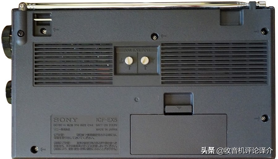 索尼ex5mk2收音机旋钮开关介绍,索尼EX5MK2收音机