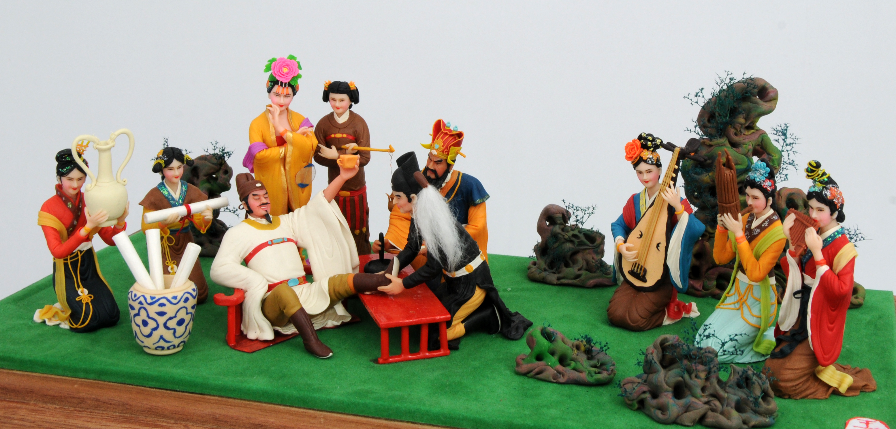 面塑大师做客泥人张,泥人张面塑