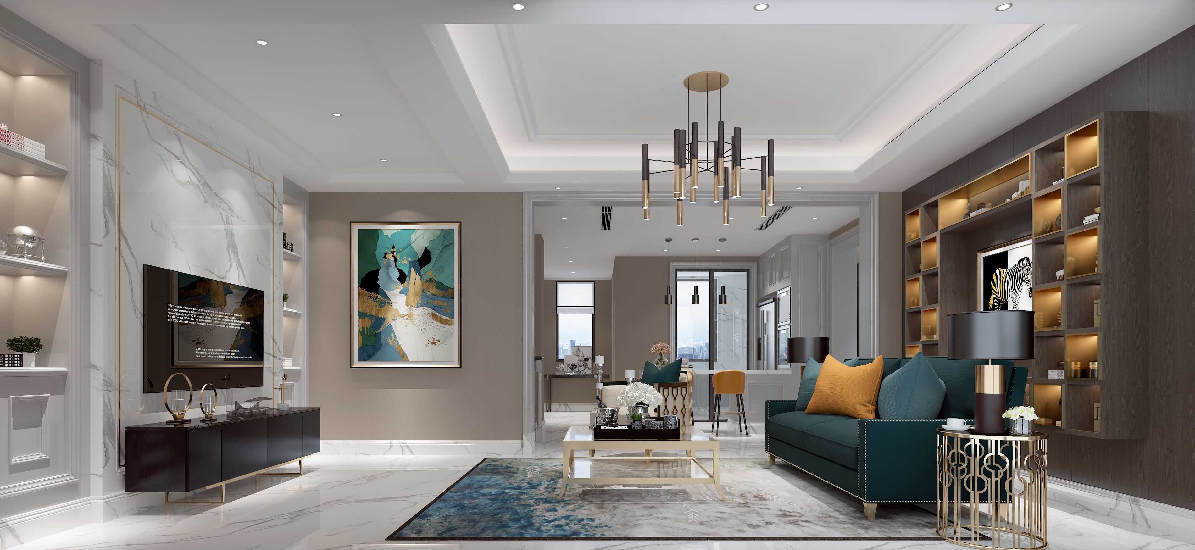 景瑞望府别墅装修效果图,文宸望府装修设计