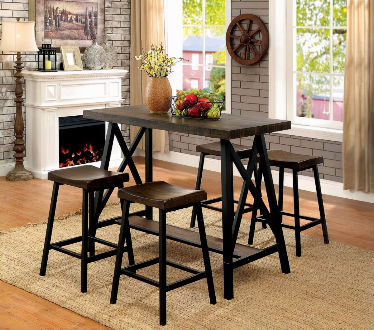 手工打造岩板餐桌,农村自己动手做餐桌