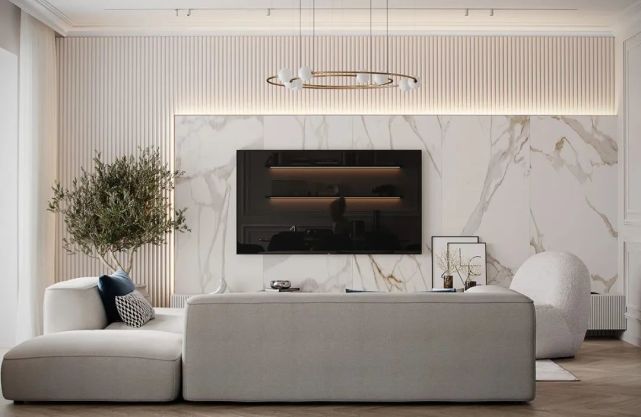 2020最漂亮电视背景墙300元,30个最美电视背景墙案例