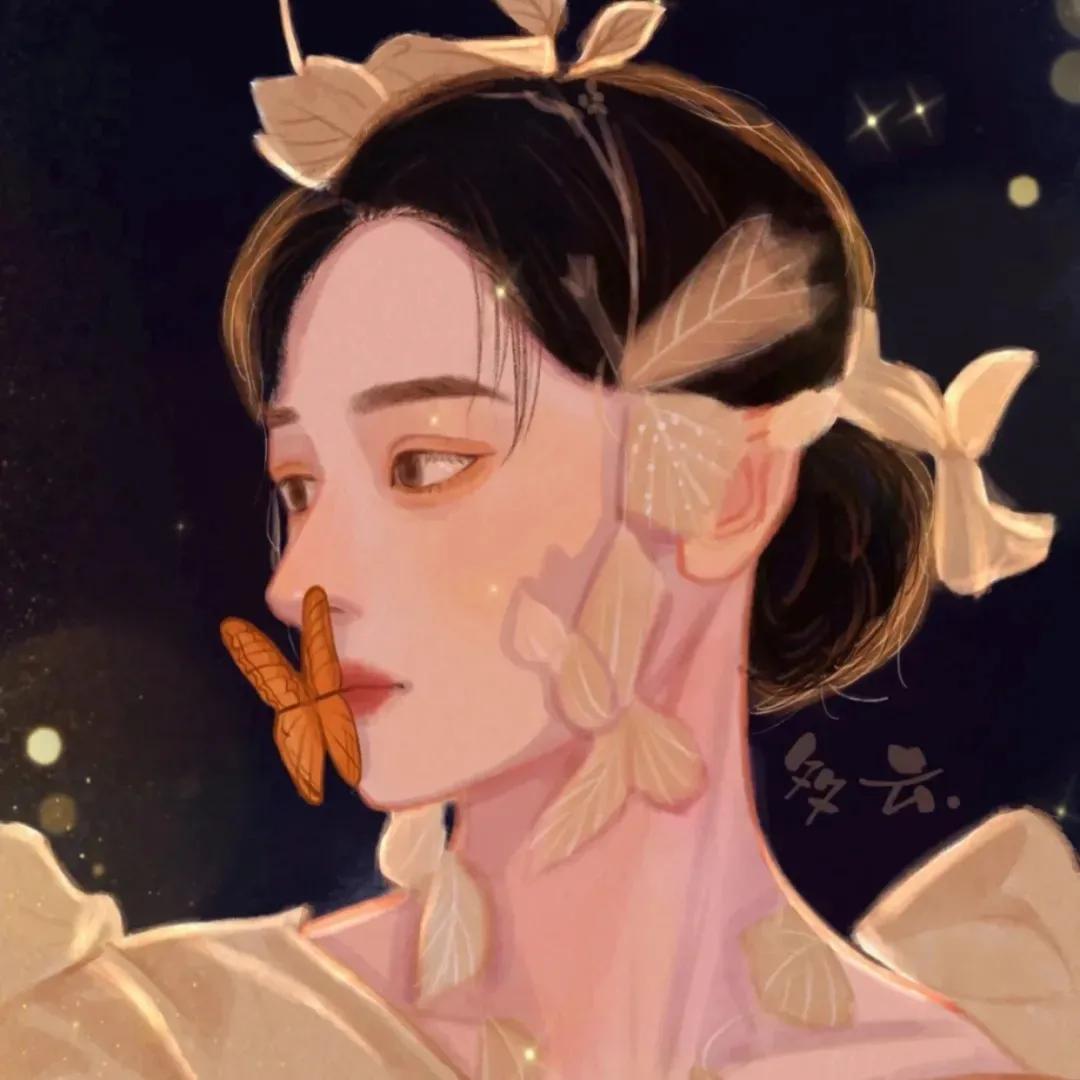 10-13岁女生小学生仙气闺蜜头像,超好看的男生兄弟动漫头像