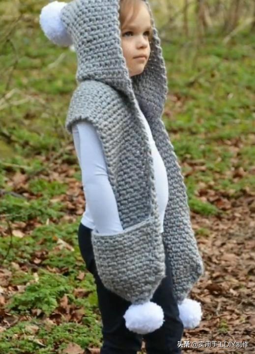 针织围巾新款图片大全,最新款围巾百搭又洋气针织