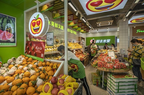 鲜丰水果打造百城万店,鲜丰水果锦城邻里中心店