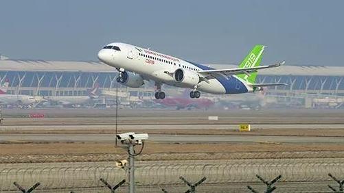 c919国产大飞机第二条信息,c919首飞降落虹桥