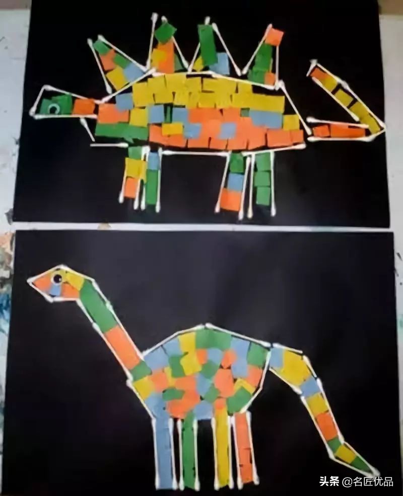 恐龙贺卡手工制作,纸盒手工制作大全创意幼儿园恐龙