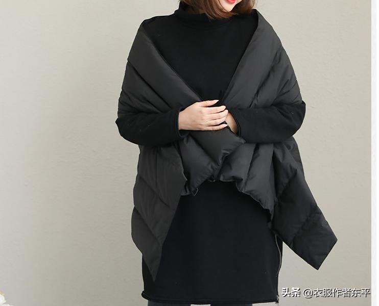 自制儿童羽绒马甲裁剪图外穿,自己做儿童羽绒马甲视频教程