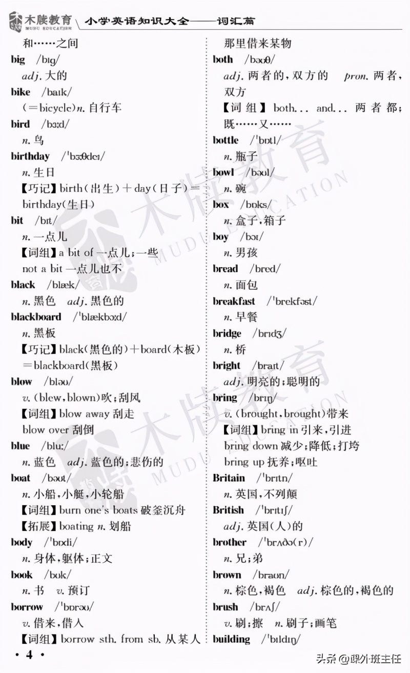 人教版小学1-6年级语数英全套教程,小学语数英知识宝典公式定律大全