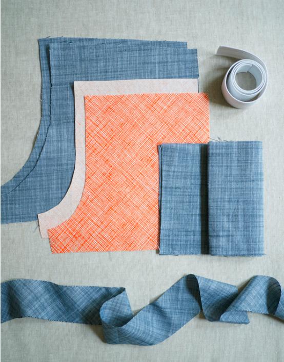 服装下摆缝制方法,热裤包边缝制