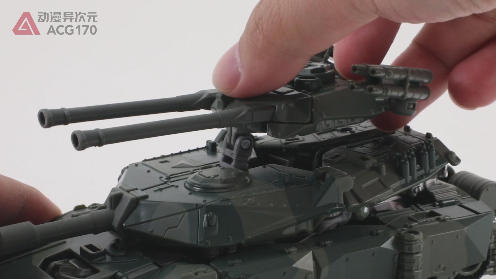 电影变形金刚1擎天柱玩具测评,变形金刚中能变坦克的霸天虎