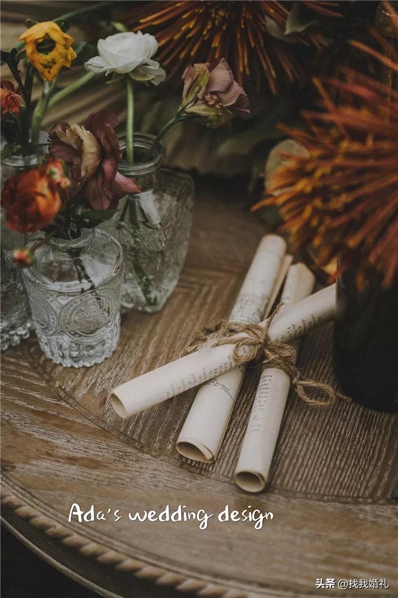 极简西式婚礼户外布置,法式复古婚礼户外效果