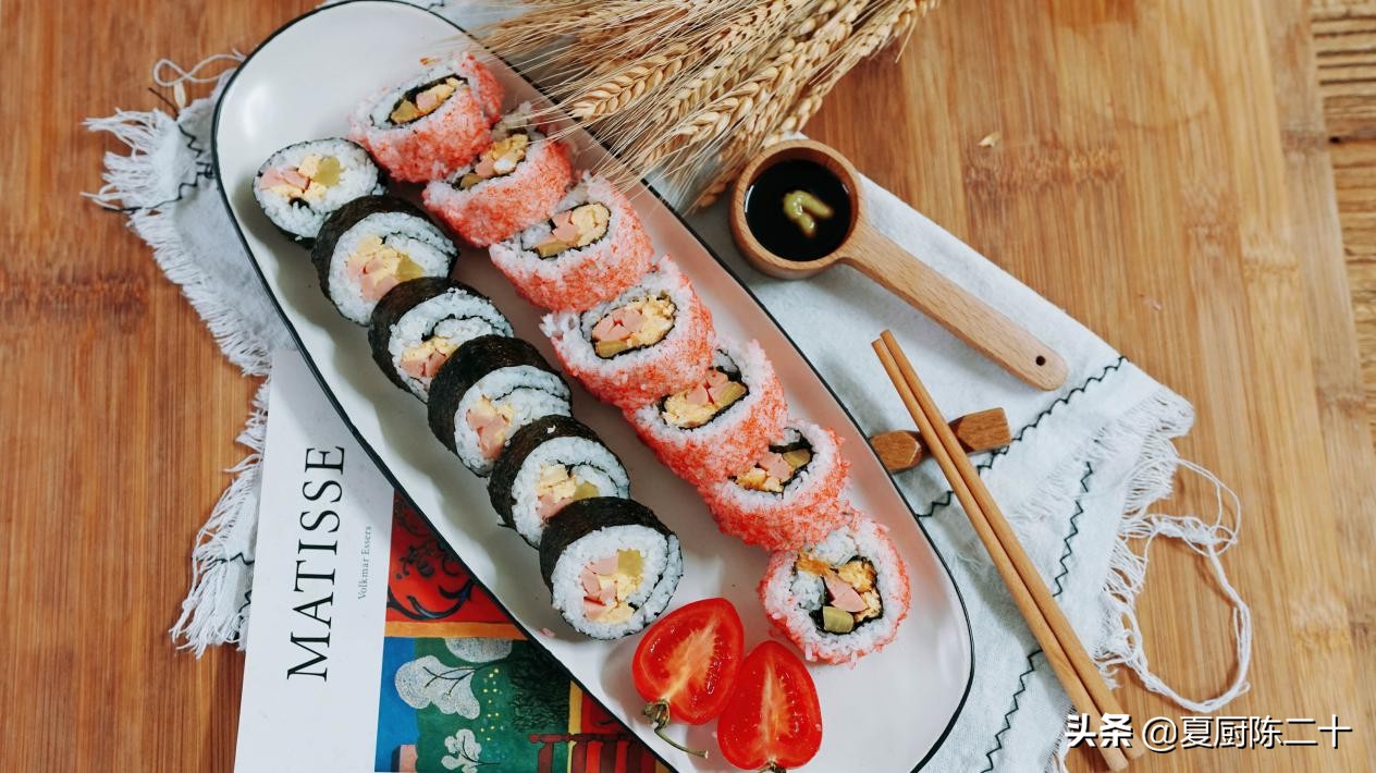 简单又容易做的三种寿司,家庭版寿司简单做法