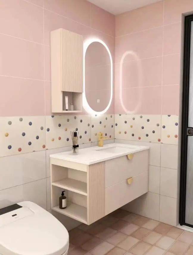 卫生间装修不能错过的浴室柜,小的卫生间如何选浴室柜