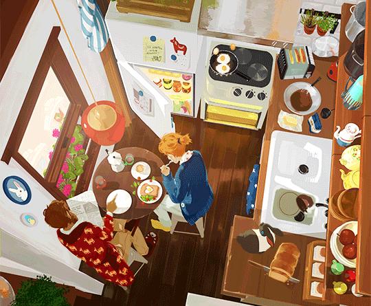 餐厅厨房一体化设计的6个方案,中厨西厨餐厅厨房一体设计