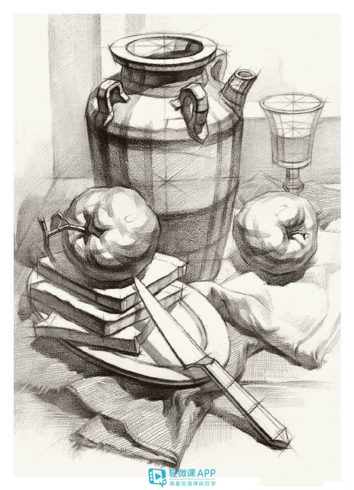 素描静物构图技巧讲解,素描静物构图技巧与方法