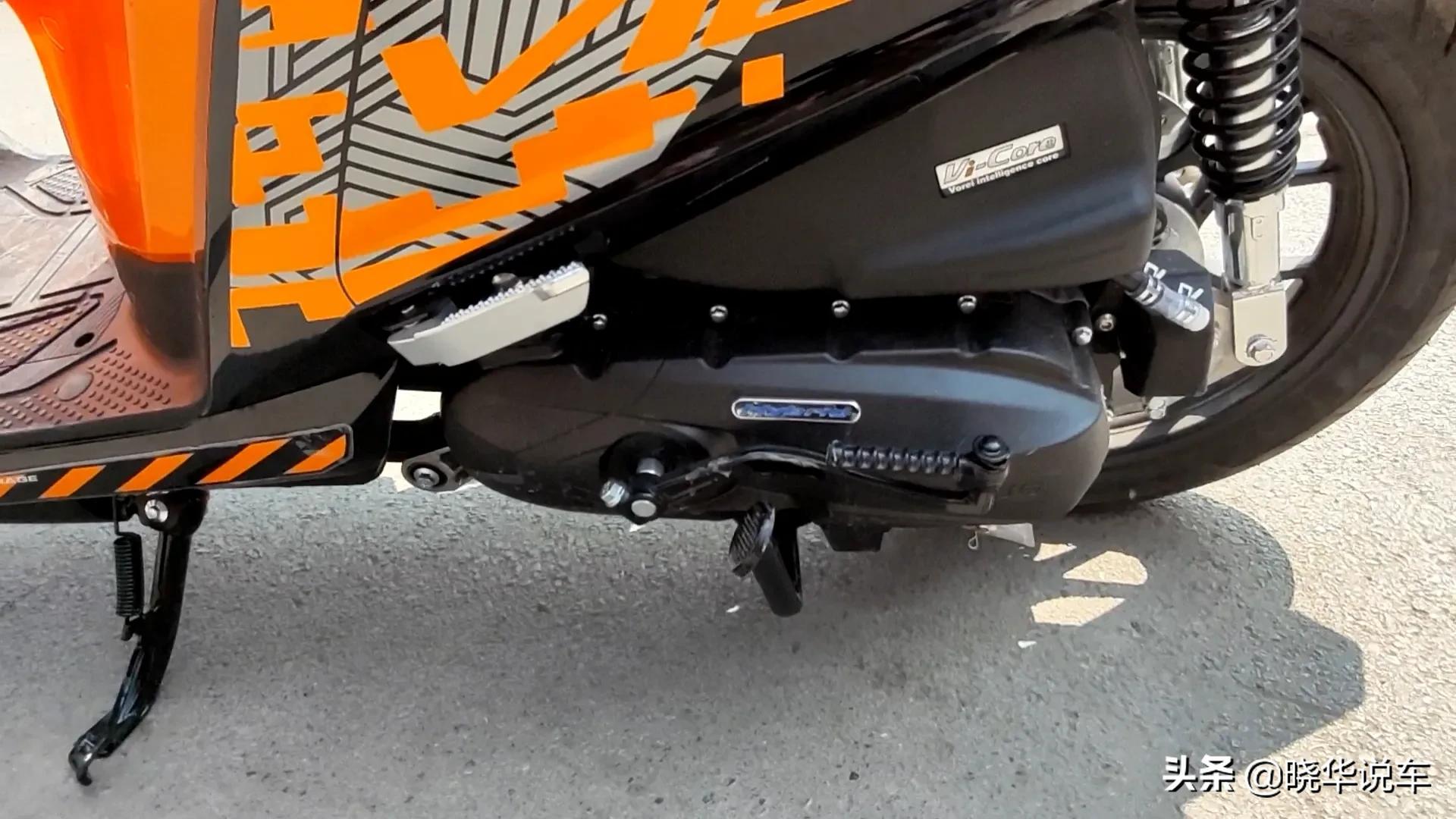 125踏板既有cbs有前后碟刹的车型,新款踏板125前后碟刹版