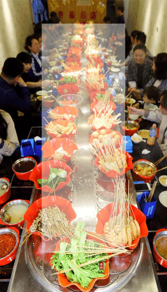 自助旋转小火锅想吃就来这家,打卡旋转小火锅