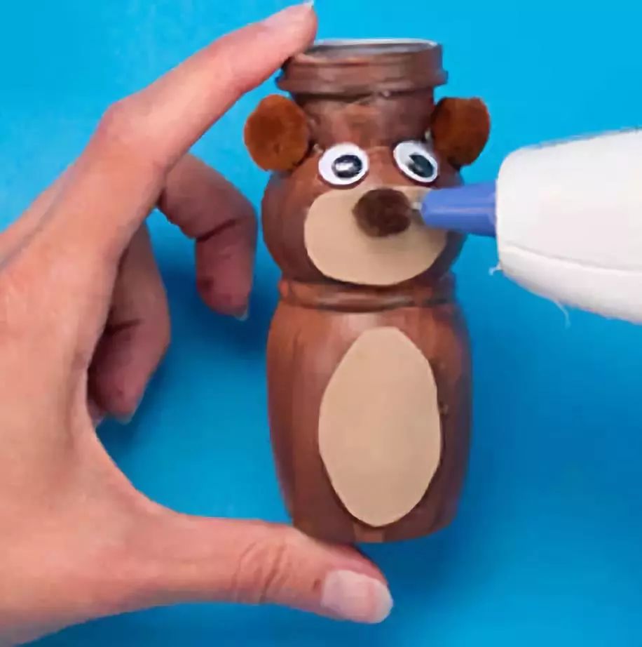 幼儿园元旦手工制作酸奶瓶,玻璃酸奶瓶子创意手工制作