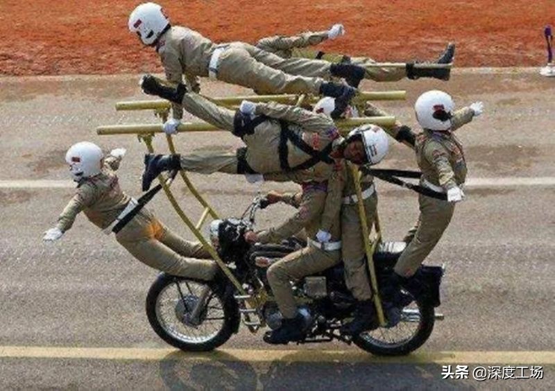 印度山地部队摩托车,印度最厉害的摩托车部队