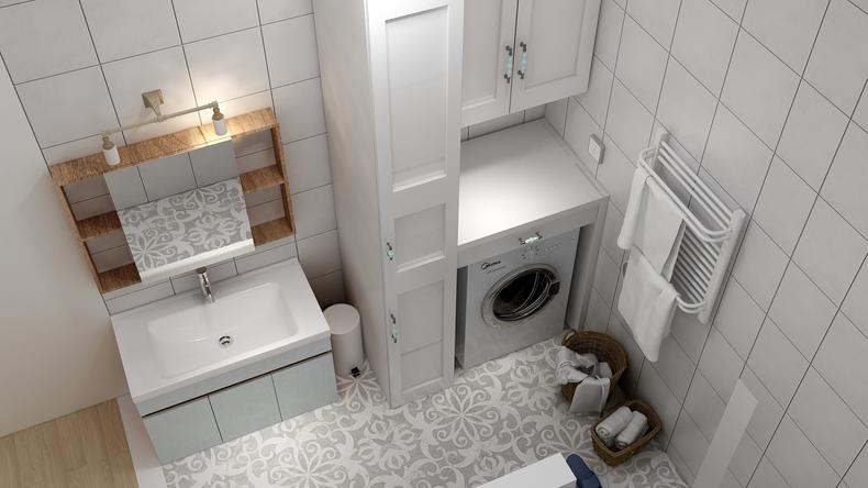 小卫生间3分离装修效果图,3平米卫生间三分离设计方案