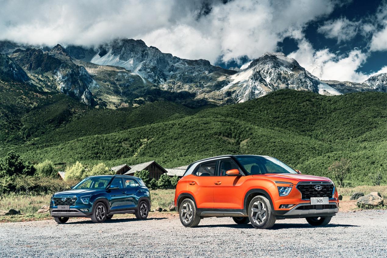 试驾现代ix252.0,北京现代ix25山路体验