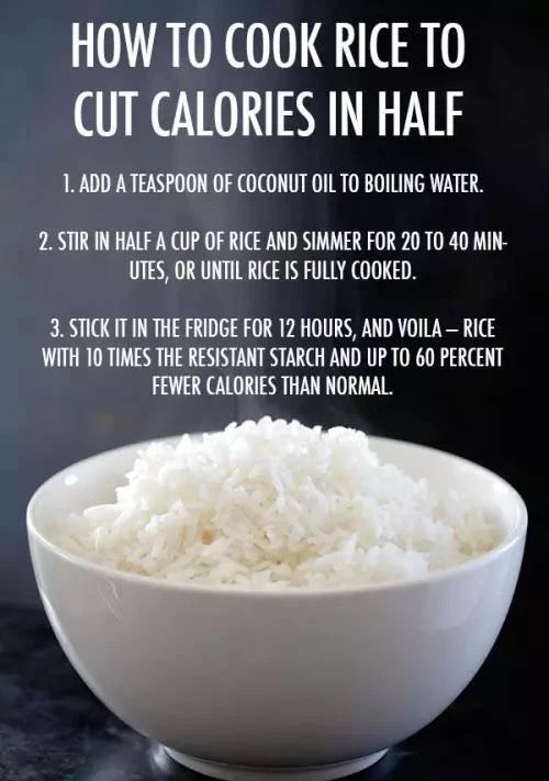 米饭降热量,米饭加开水热量高吗