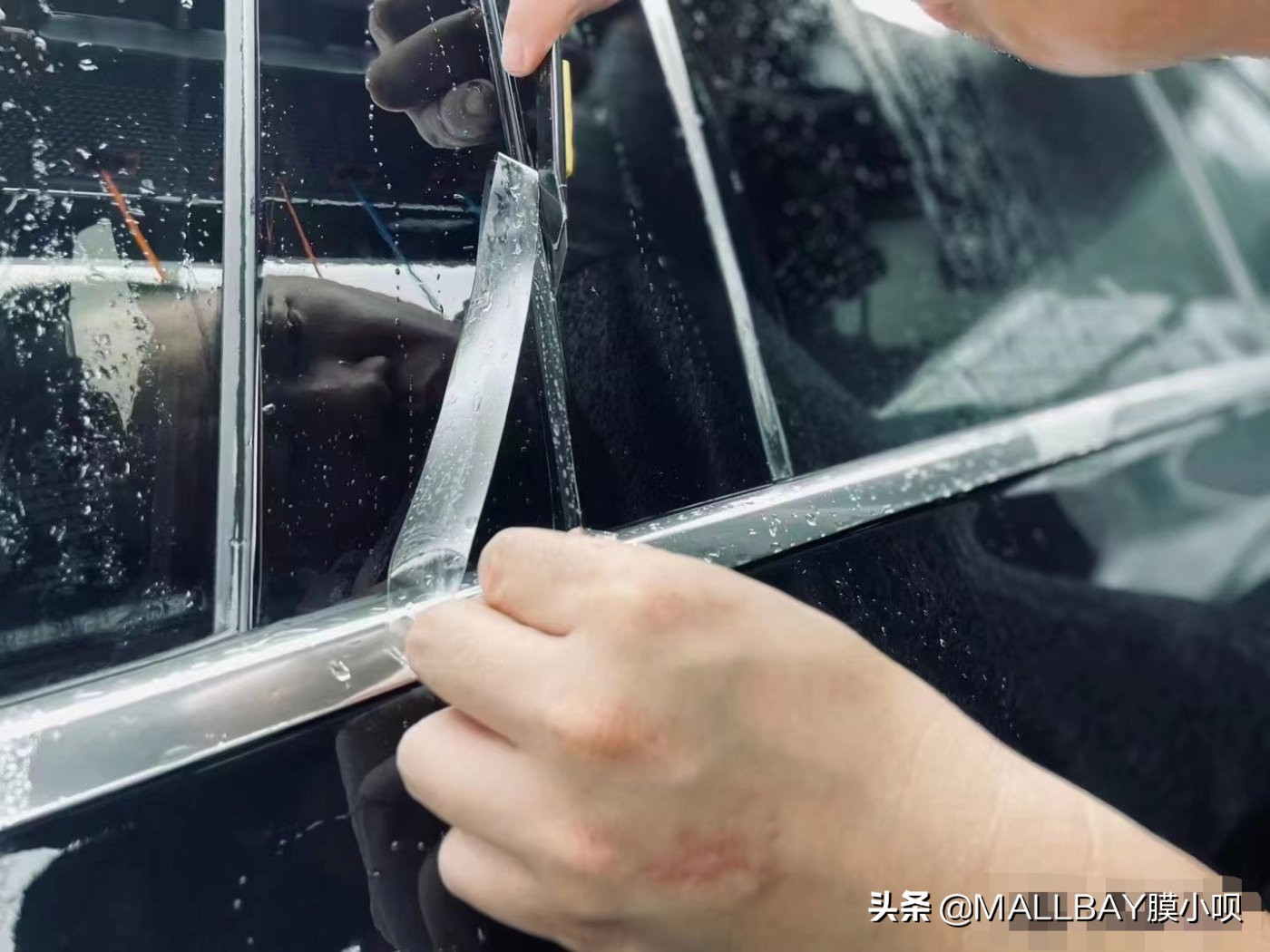 奔驰glc300贴隐形车衣效果图,奔驰glc300l隐形车衣哪种材料好