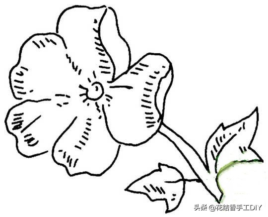 怎么学刺绣教程简单易学,刺绣技巧叶子的刺绣针法