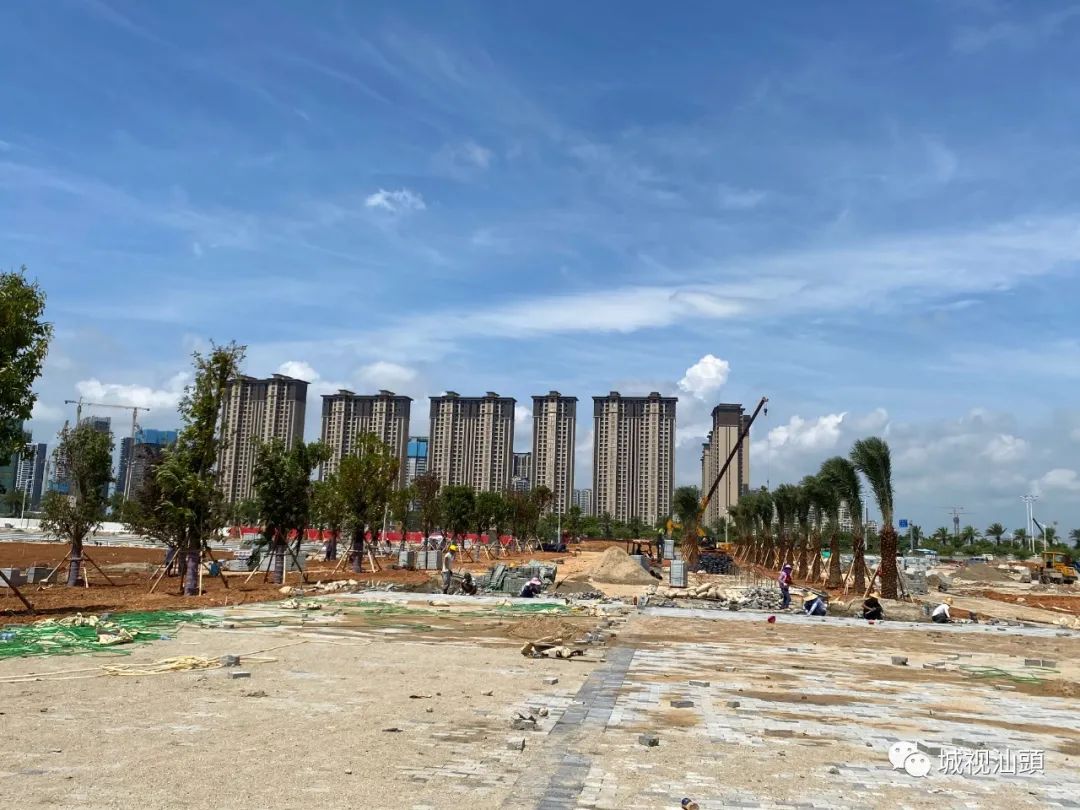 汕头东海岸新溪侨韵公园规划详图,新建的汕头东海岸公园