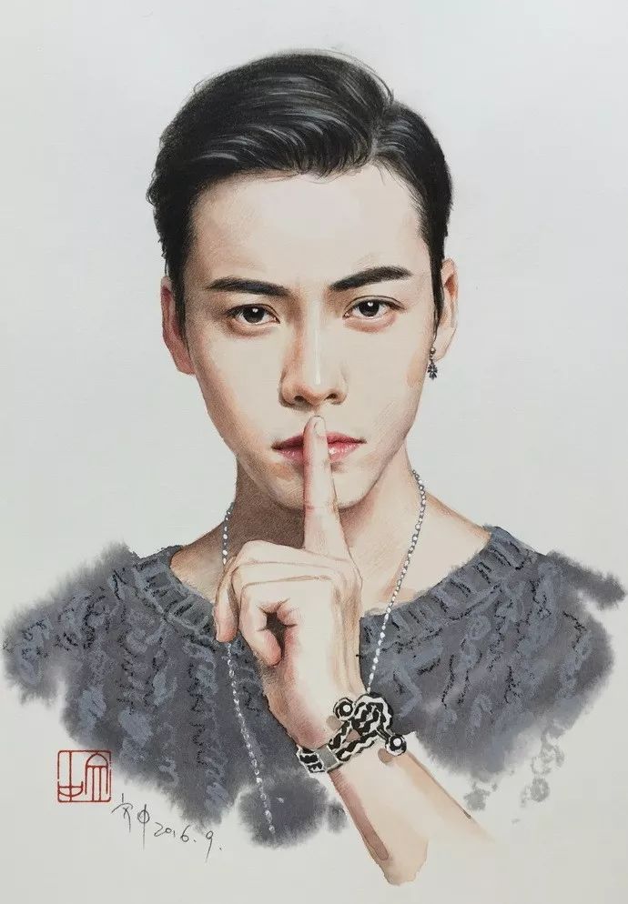 比起打印画,美院毕业的他,笔下这种彩铅水彩画才好看哭了~