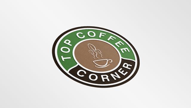 咖啡店logo墙设计,小镇咖啡店设计logo