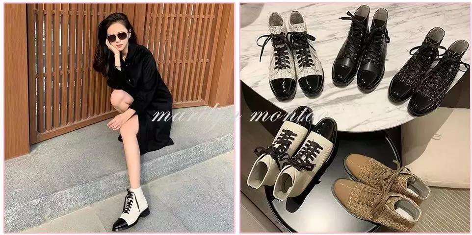 高腰靴子搭配正肩大衣,格子大衣和马丁靴怎么搭配才好看