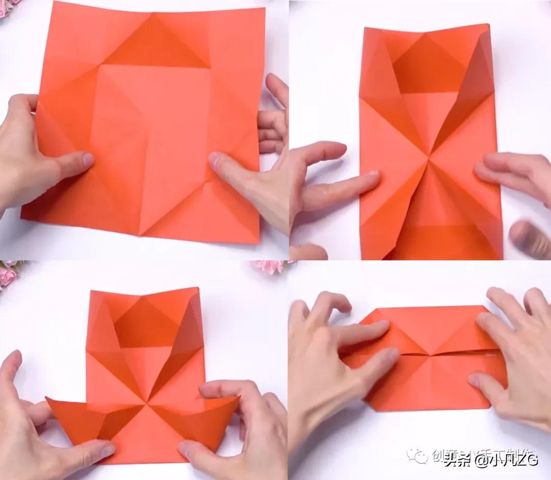 一张纸折精美花蝴蝶教程,会飞纸蝴蝶折法慢教程