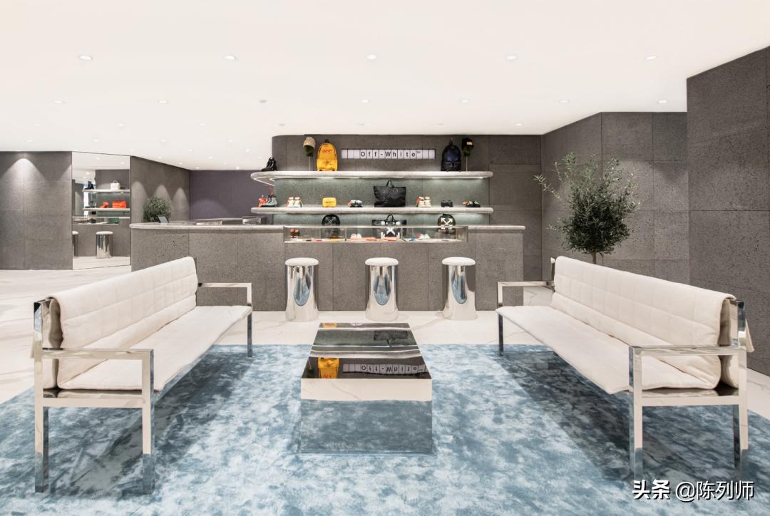 offwhite风格,白色品牌陈列搭配