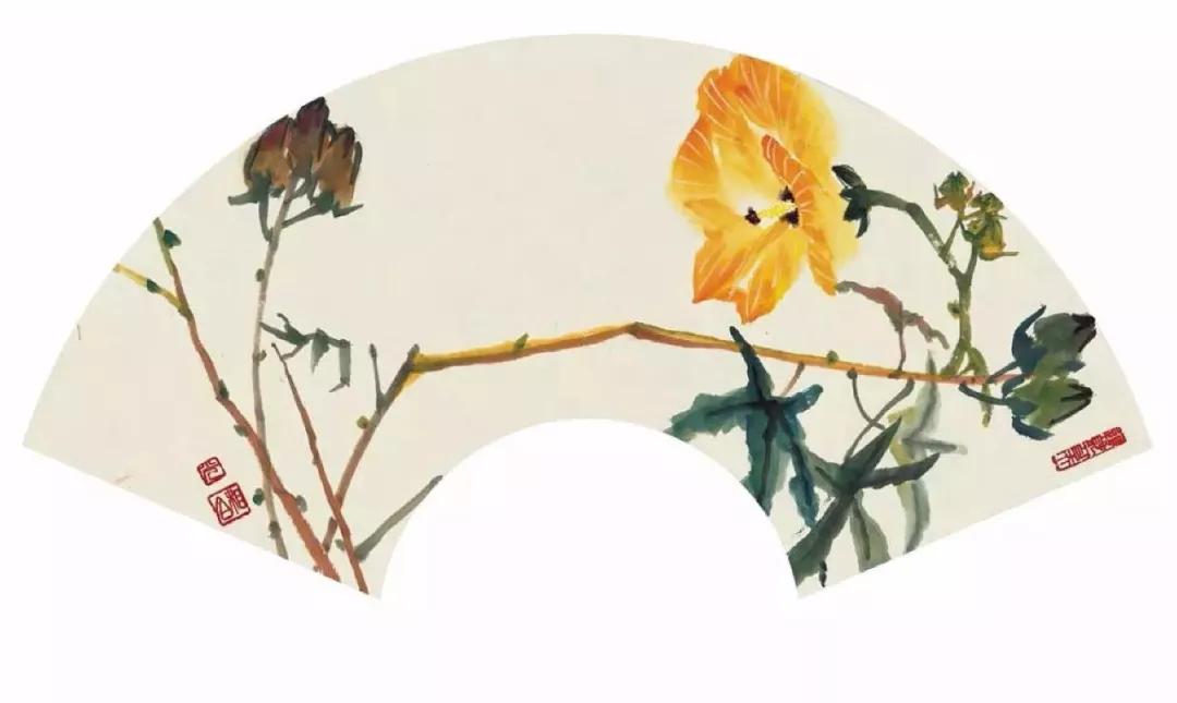 国画春景花鸟图,正是春天好风景