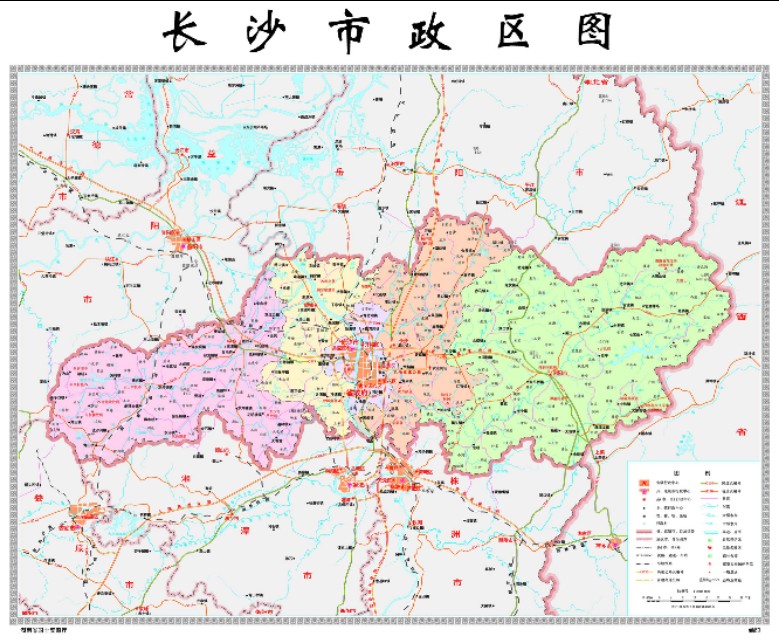 长沙市分几个区,哪个区能代表长沙