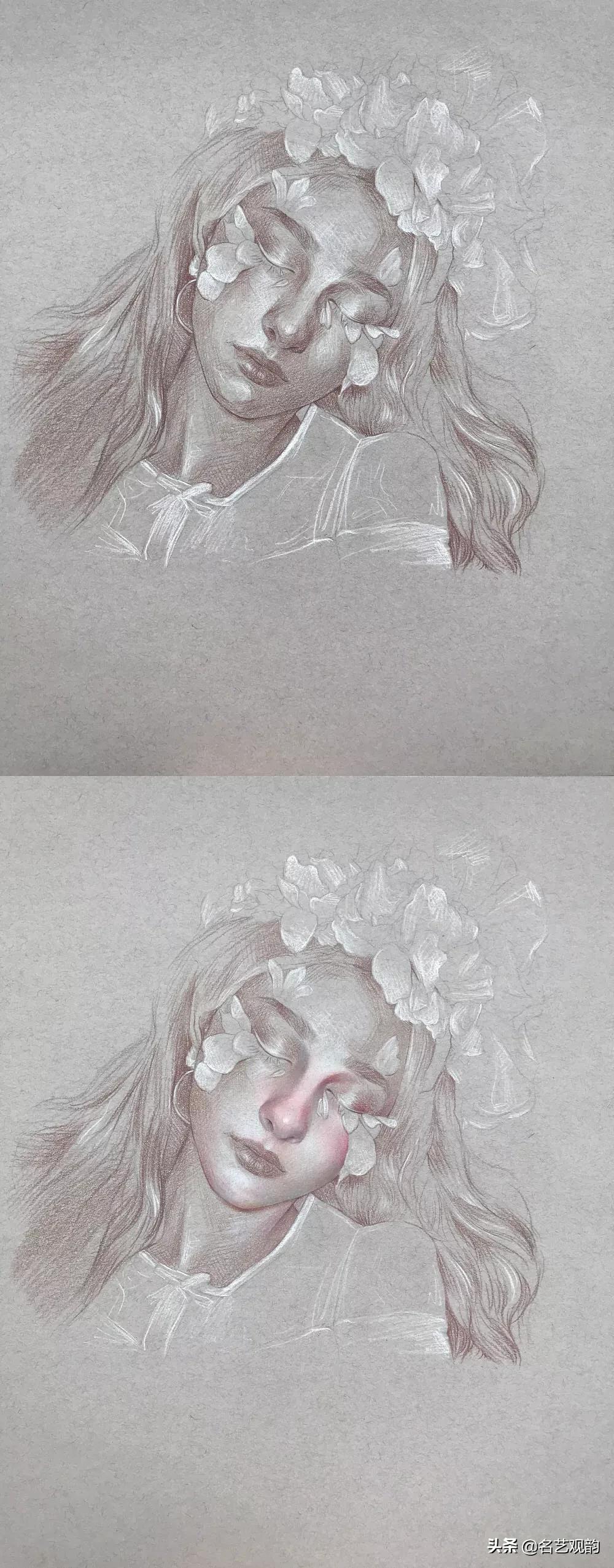 如何用彩铅画女天使男恶魔,用彩铅画动漫人物天使恶魔